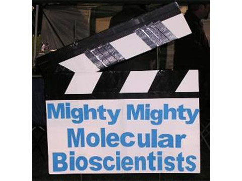 MBGSA Activities - mighty bioscientist sign